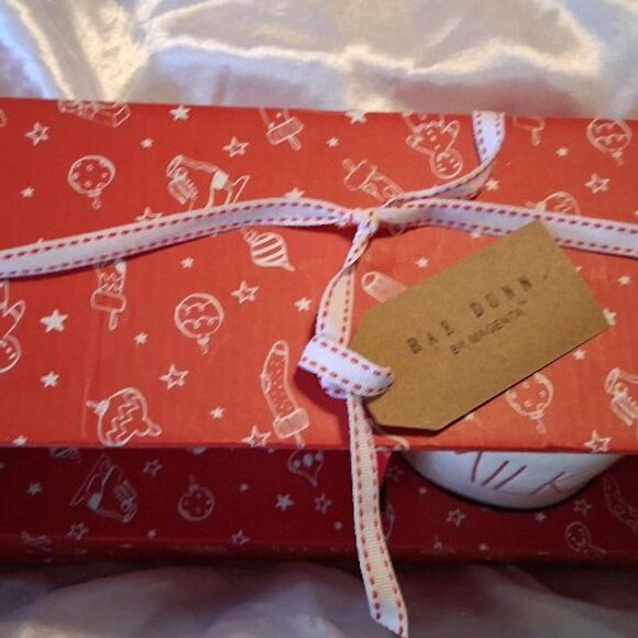 NIB Rae Dunn “MILK AND COOKIES” Plate and Mug - Picture 2 of 4